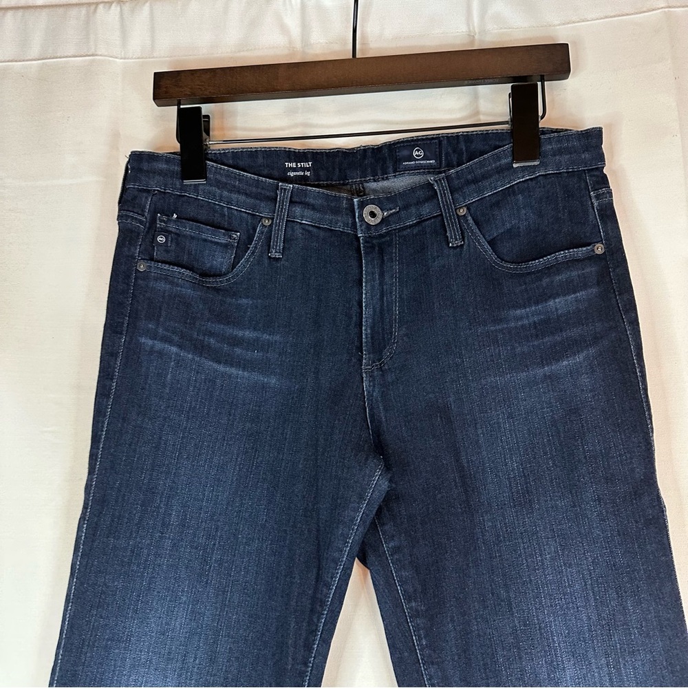 AG ADRIANO GOLDSCHMIED Women’s Size 30R Denim Jeans The Stilt Skinny Fit Stretch - Picture 5 of 14